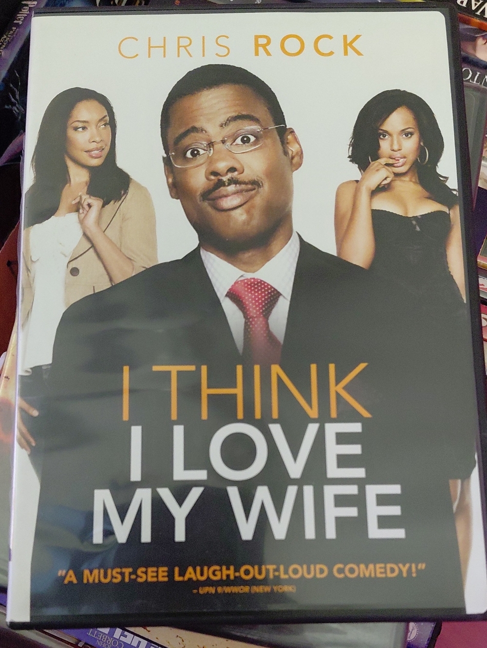 Chris Rock - I Think I Love My Wife DVD (White, Black, Gold)